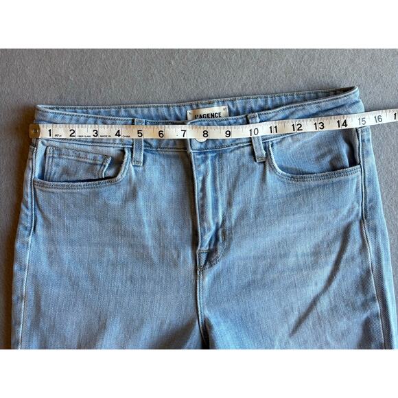 L'AGENCE Oriana high-rise straight-leg jeans sierra light wash 27 - Picture 7 of 7